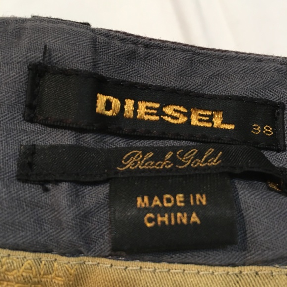 DIESEL Black Gold Label Mens Pants Sz 38 - Picture 9 of 11